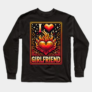 Fiery Sweetheart Love Long Sleeve T-Shirt